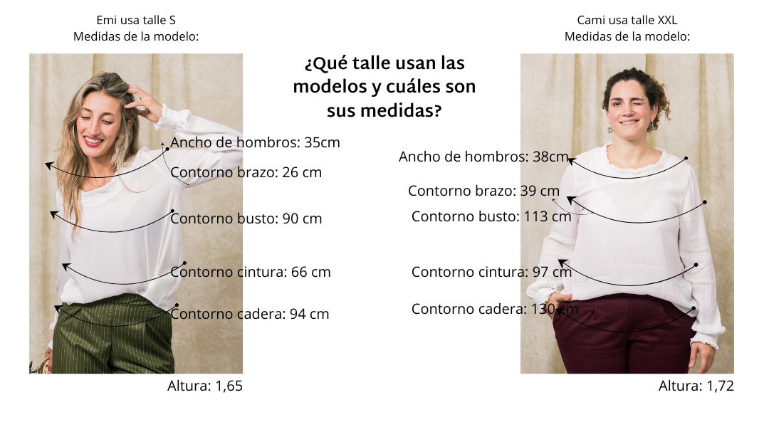 Voladitos medidas modelos